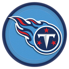 NFL Tennessee Titans 9-inch Round Paper Plates, 8-ct - Pack of 2
