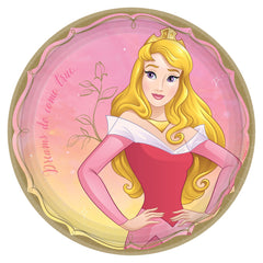 Disney Princess Aurora Paper Lunch Plates, 9 inch, 8-ct - Pack of 2