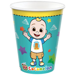 CoComelon Paper Cups, Blue/Yellow, 9-oz, 8-ct - Pack of 12