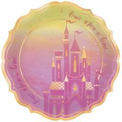 Disney Princess Once Upon a Time Dinner Paper Plates, 10.5 inch, 8-ct - Case of 48