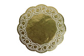 6.5 In. Round Gold Foil Doilies | 120 Count