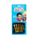 6 Face Paint Crayons - Blister Pack