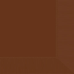 Chocolate Brown Luncheon Napkins, 40-ct - Pack of 6