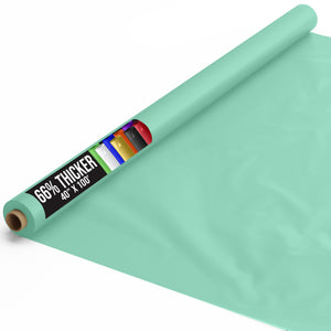 40 In. x 100 Ft. Premium Mint Plastic Table Roll | 6 Pack