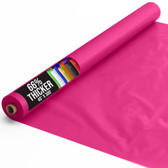 40 In. x 300 Ft. Premium Cerise Plastic Table Roll | 4 Pack