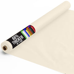 40 In. x 300 Ft. Premium Ivory Plastic Table Roll | 4 Pack