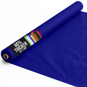 40 In. x 300 Ft. Premium Navy Plastic Table Roll | 4 Pack