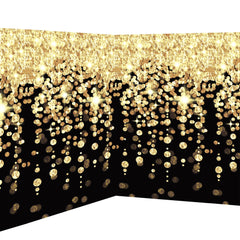 Gold Sparkle Plastic Scene Setter Room Roll, 40-foot - Case of 16