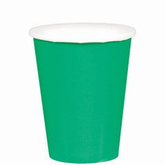 Festive Green 9oz Paper Cups, 20-ct - Pack of 2