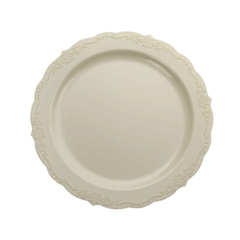 560 Piece Ivory Victorian Combo Set | Serves 80 Guests