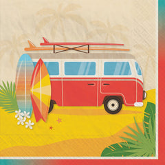 Summer Beach Life Beverage Napkins, 100-ct - Case of 6
