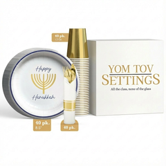 Basic Hanukkah Kit | Service for 40