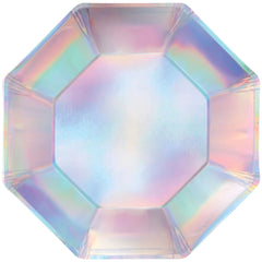 Iridescent 10-inch Octagonal Party Paper Plates, 20-ct - Case of 18