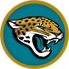 Jacksonville Jaguars 9-inch Round Paper Plates, 18-ct - Case of 48