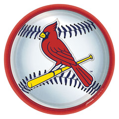 St. Louis Cardinals 9-inch Round Paper Plates, 18-ct - Case of 48