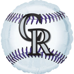 Colorado Rockies 18-inch Mylar Balloon - Pack of 10