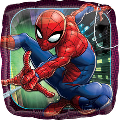 18-inch Spiderman Foil Balloon - Heroic Party Decor - Case of 100