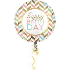 Pastel Celebration Foil Super Shape Balloon - Pack of 2