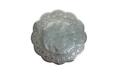 8 In. Round Silver Foil Doilies | 80 Count