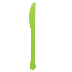 Kiwi Green Heavyweight Plastic Knives - 24 Pack - Pack of 5
