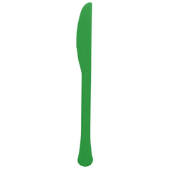 Festive Green Heavyweight Plastic Knives, 50-pk - Pack of 6