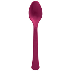 Heavyweight Berry Plastic Spoon, 20-ct - Case of 72