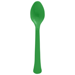 Festive Green Plastic Spoon, 20-ct - Pack of 5