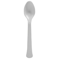 Silver Plastic Spoon, 20-ct - Pack of 5