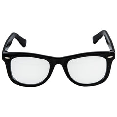 Classic Nerd Square Eyeglasses, Black, One Size - Pack of 12