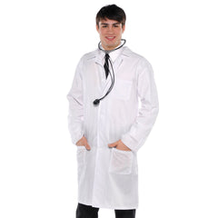 Doctor Lab Coat, White, One Size, Costume Accessory - Pack of 6