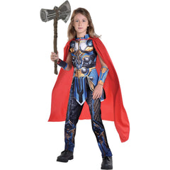 Kids' Disney Marvel Thor Red/Blue Jumpsuit with Cape, Assorted Sizes - Case of 10
