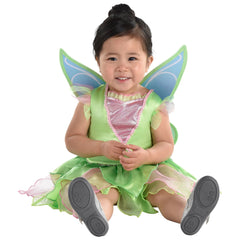 Disney Tinkerbell Costume, Green Dress with Wings, Assorted Sizes - Case of 10
