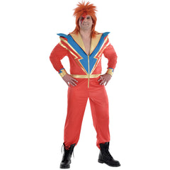 Men's Plus Size Glam Rock Jumpsuit Costume - Case of 12