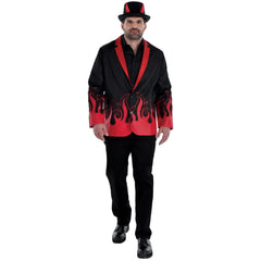 Men's Plus Size Devil Flame Jacket - Pack of 2