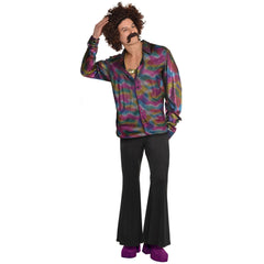 Far Out Men's Bell Bottoms - 1970s Retro Costume Pants - Case of 12