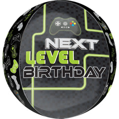 Next Level Birthday Gaming Foil Balloon - Case of 50