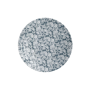 8 In. Garden Damask Design Plastic Plates | 40 Count