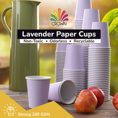 9 Oz. Lavender Paper Cups | 1000 Count