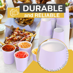 9 Oz. Lavender Paper Cups | 1000 Count