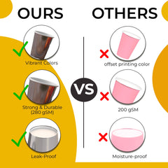 9 Oz. Metallic Silver Paper Cups | 1000 Count