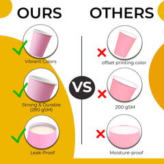 9 Oz. Pink Paper Cups | 1000 Count