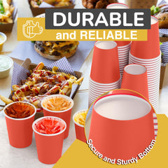 9 Oz. Red Paper Cups | 1000 Count