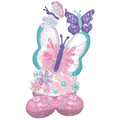 Colorful Butterfly Flutter Airloonz Balloon - Pack of 3