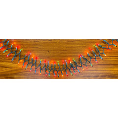 Vibrant Multi-Color String Lights - 100 Incandescent Bulbs - Pack of 12