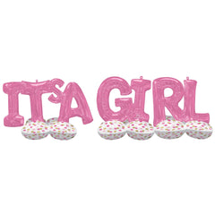 It's a Girl Airloonz Yard Balloon Kit - Case of 6