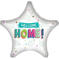Welcome Home Jumbo Foil Star Balloon - Pack of 2