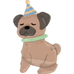 Pawesome Puppy Gliding Foil Balloon - Case of 12