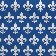 Canadian National Day Fleur-de-lis Luncheon Napkins, 16-ct - Pack of 12
