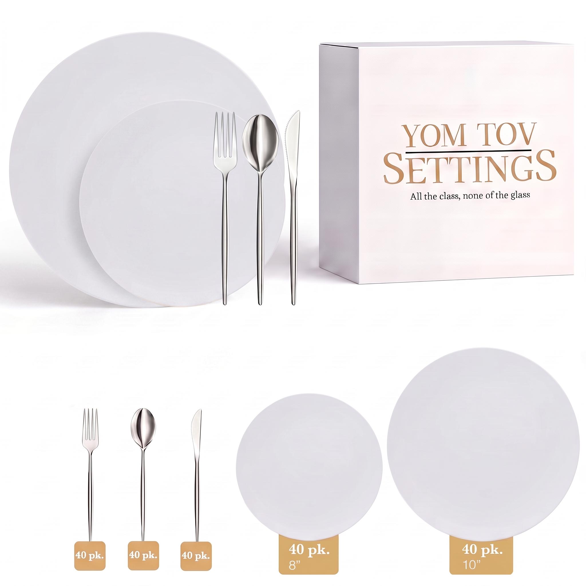 Trend White Deluxe Set | Serves 40