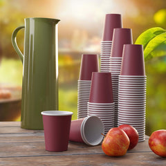 9 Oz. Burgundy Paper Cups | 1000 Count